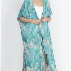 Johnny Was Calme Blue Marble Kaftan
